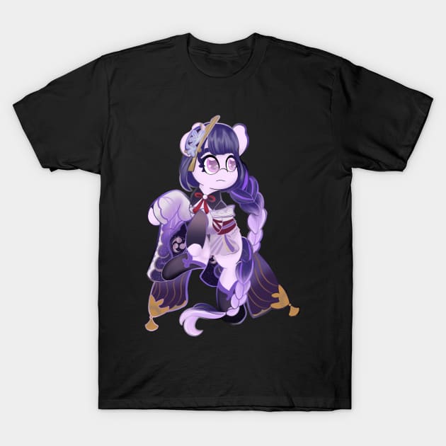 Raiden Shogun x My Little Pony T-Shirt by Titanium Quill